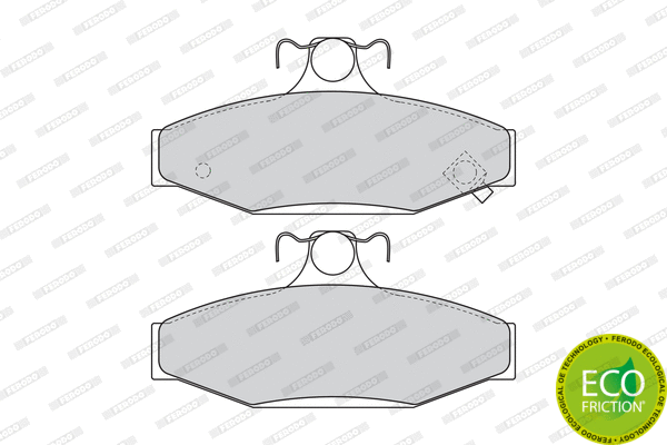 Brake Pad Set, disc brake (FDB1157)