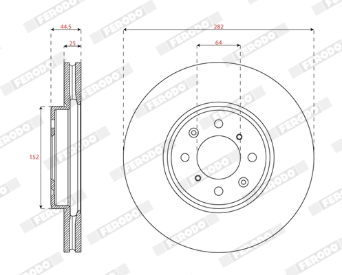 Brake Disc (DDF2011C)