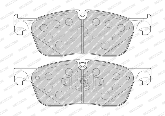 Brake Pad Set, disc brake (FDB4926)