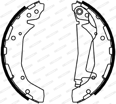 Brake Shoe Set (FSB4038)