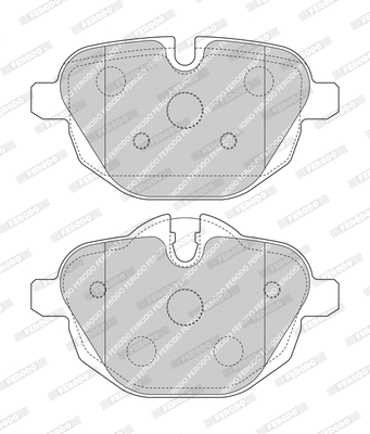 Brake Pad Set, disc brake (FDB4376-D)