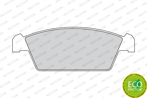 Brake Pad Set, disc brake (FDB1108)