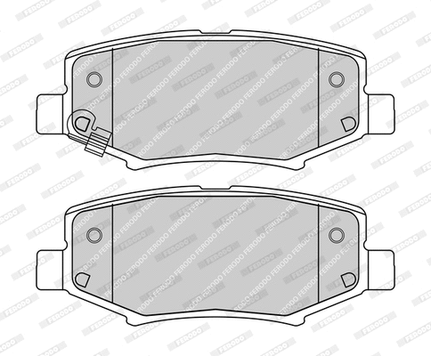 Brake Pad Set, disc brake (FDB4239-D)