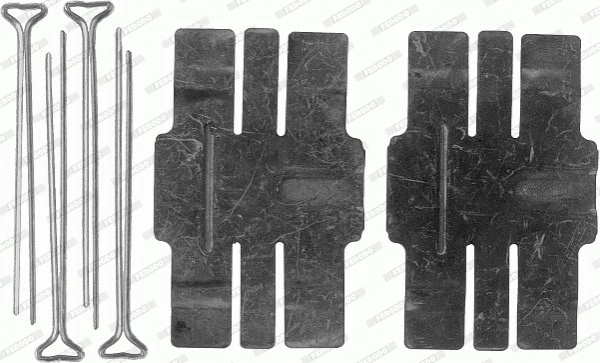 Accessory Kit, disc brake pad (FBA543)