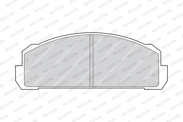Brake Pad Set, disc brake (FDB37)