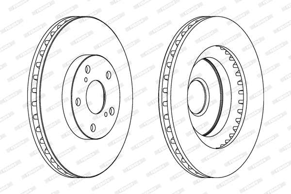 Brake Disc (DDF1646)
