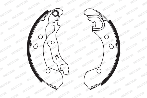Brake Shoe Set (FSB649)