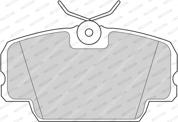Brake Pad Set, disc brake (FDB303)