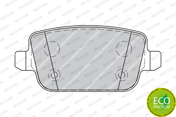 Brake Pad Set, disc brake (FDB1932)
