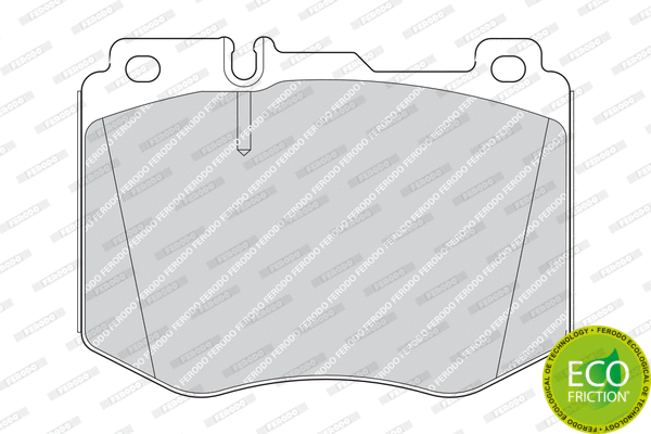 Brake Pad Set, disc brake (FDB4608)