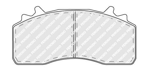 Brake Pad Set, disc brake (FCV4854)