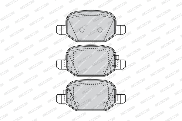 Brake Pad Set, disc brake (FDB4459)