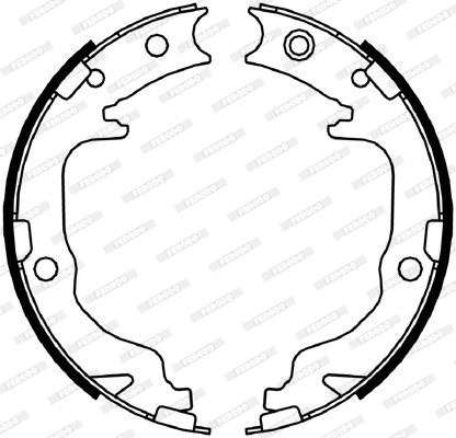 Brake Shoe Set, parking brake (FSB4059)