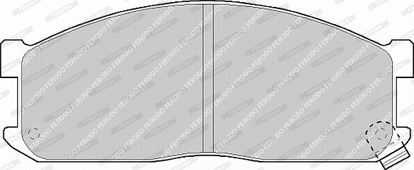 Brake Pad Set, disc brake (FVR757)