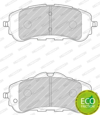 Brake Pad Set, disc brake (FDB4764)