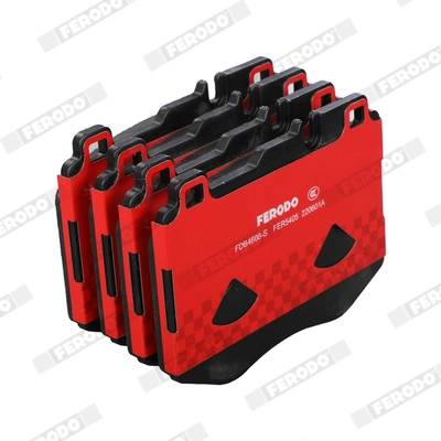 Brake Pad Set, disc brake (FDB4608-S)
