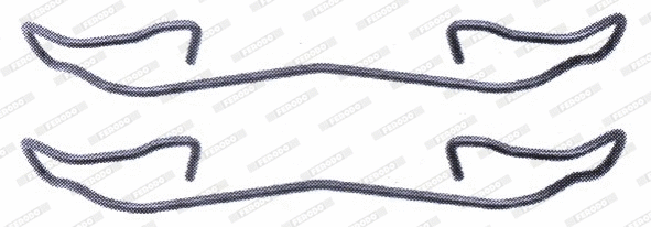 Accessory Kit, disc brake pad (FBA534)