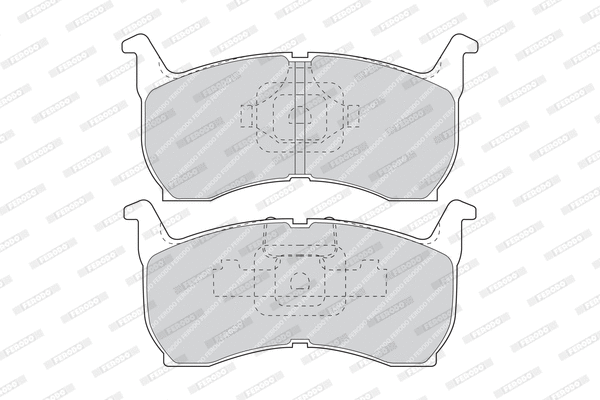 Brake Pad Set, disc brake (FDB304)