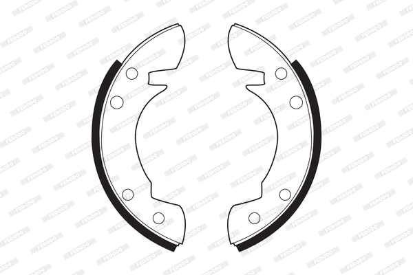 Brake Shoe Set (FSB375)