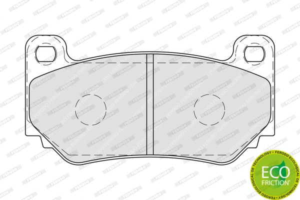 Brake Pad Set, disc brake (FDB1995)