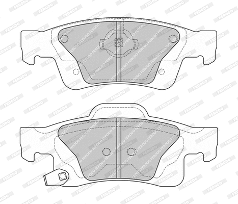 Brake Pad Set, disc brake (FDB4819-D)