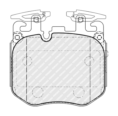 Brake Pad Set, disc brake (FDB5173)