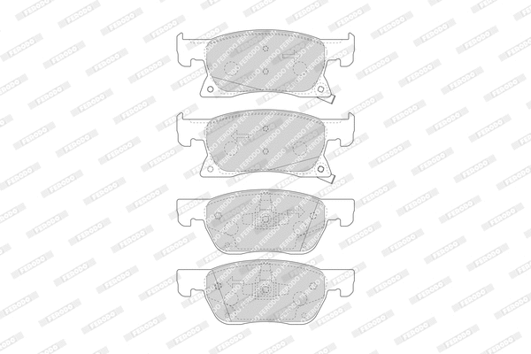Brake Pad Set, disc brake (FDB4933)