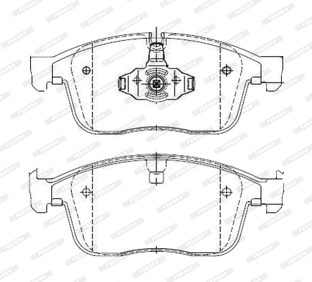 Brake Pad Set, disc brake (FDB4943-D)