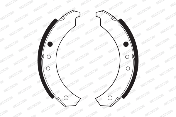 Brake Shoe Set (FSB349)