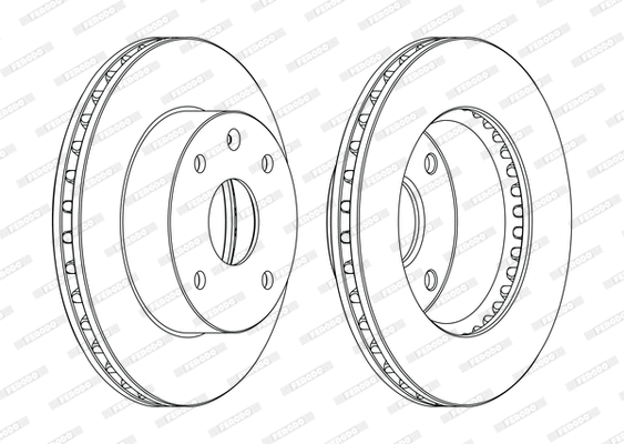 Brake Disc (DDF1257C)