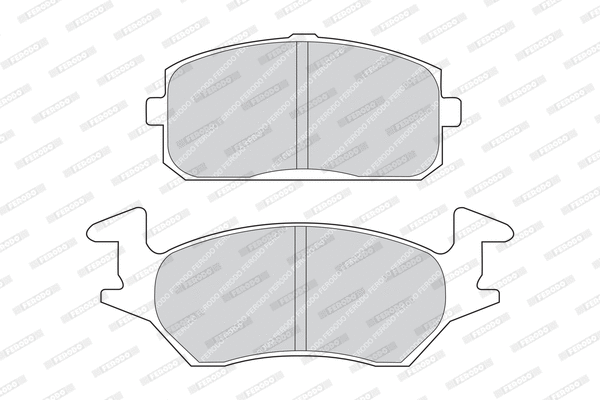 Brake Pad Set, disc brake (FDB849)
