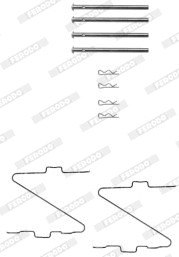 Accessory Kit, disc brake pad (FBA439)