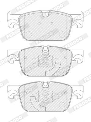 Brake Pad Set, disc brake (FDB4994)