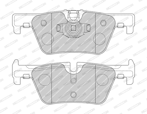 Brake Pad Set, disc brake (FDB4670-D)