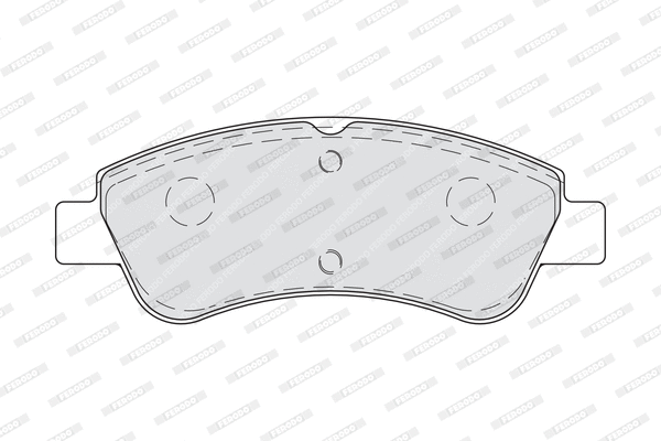 Brake Pad Set, disc brake (FDB5025)