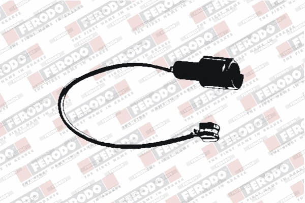Warning Contact, brake pad wear (FWI244)