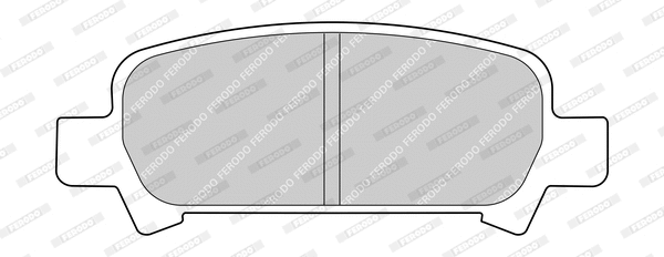 Brake Pad Set, disc brake (FDB1333-D)