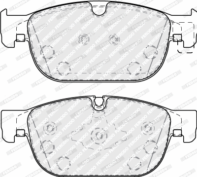 Brake Pad Set, disc brake (FDB5117)
