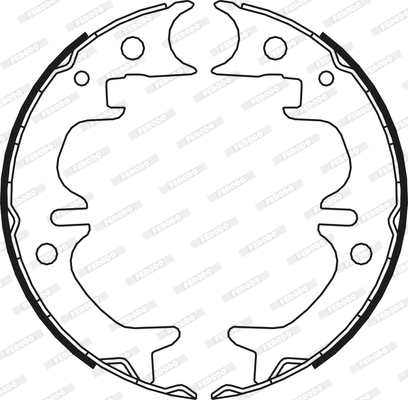 Brake Shoe Set, parking brake