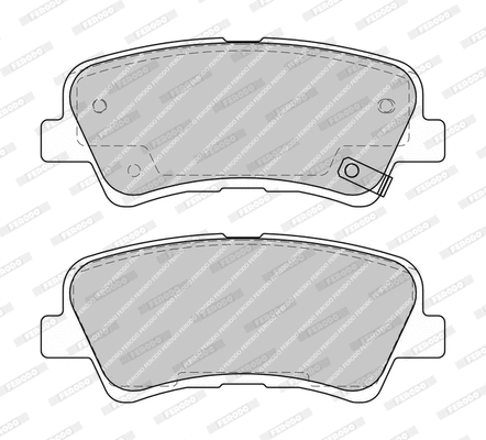Brake Pad Set, disc brake (FDB4918-D)