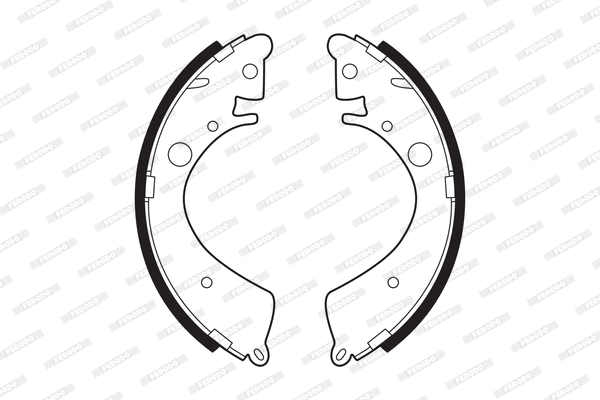 Brake Shoe Set (FSB219)