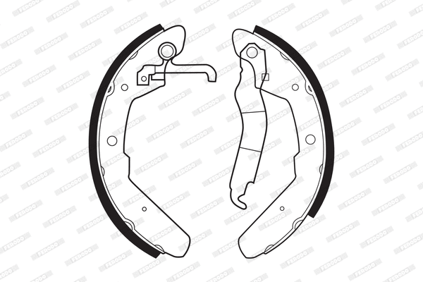 Brake Shoe Set (FSB174)