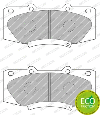 Brake Pad Set, disc brake (FDB4715)