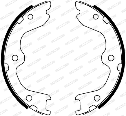 Brake Shoe Set, parking brake