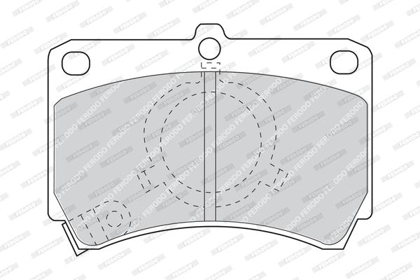 Brake Pad Set, disc brake (FDB993)