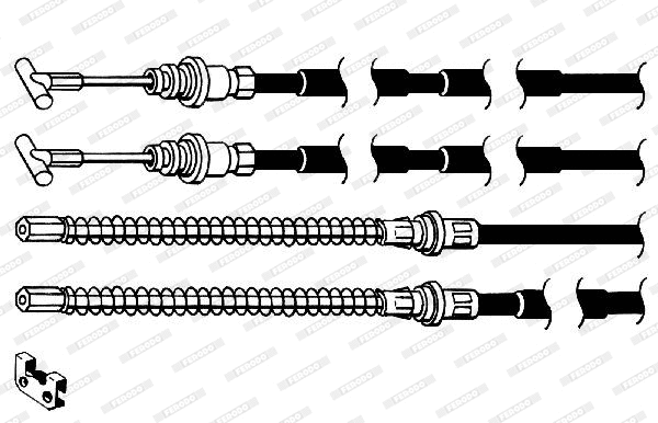 Cable Pull, parking brake (FHB432933)