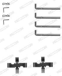 Accessory Kit, disc brake pad (FBA470)