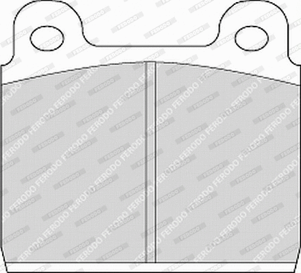 Brake Pad Set, disc brake (FVR84)