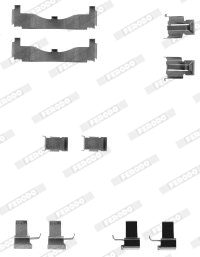 Accessory Kit, disc brake pad (FBA452)