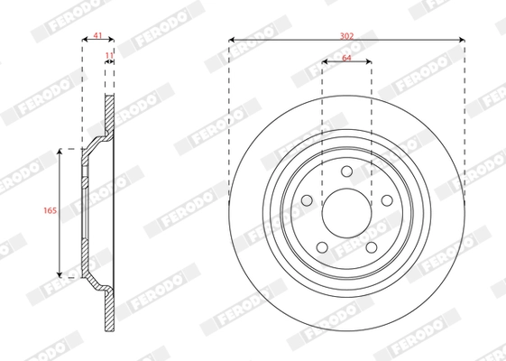 Brake Disc (DDF2977C)